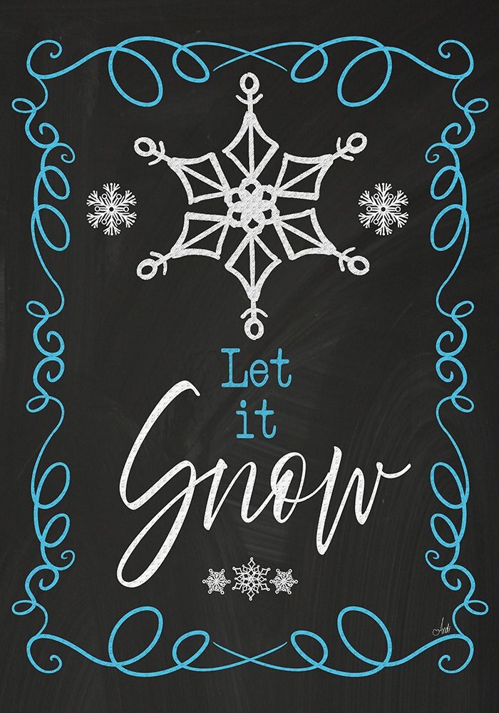 Let It Snow art print by Andi Metz for $57.95 CAD