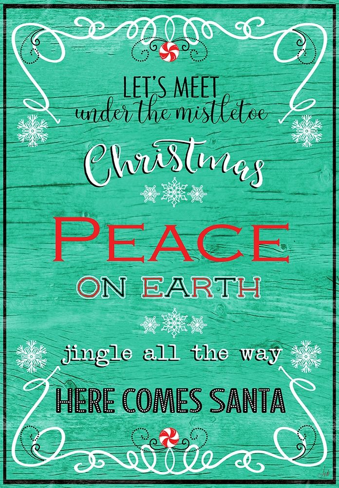 Christmas Peace On Earth art print by andi Metz for $57.95 CAD
