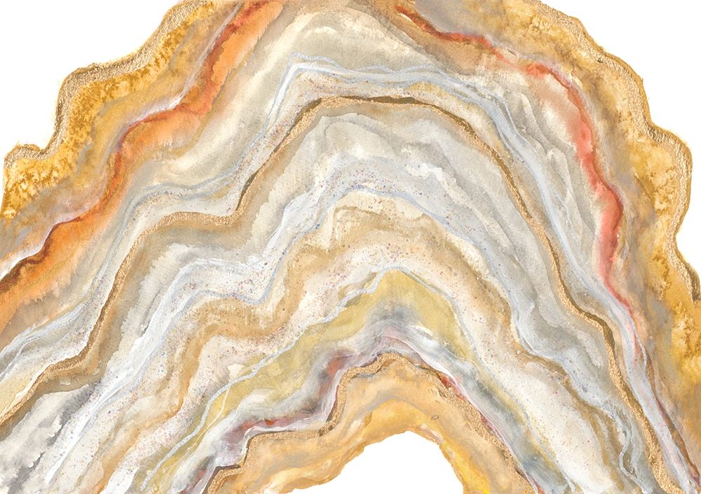 Agate Rainbow I art print by Tiffany Hakimipour for $57.95 CAD