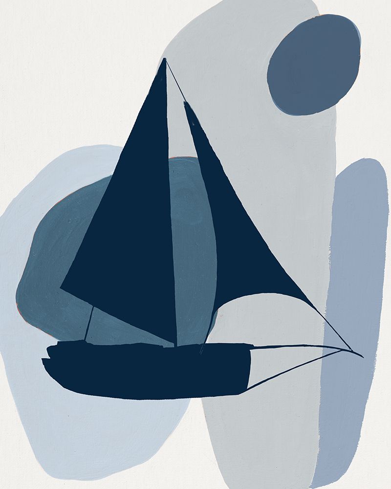 Modern Sails I art print by Patricia Pinto for $57.95 CAD