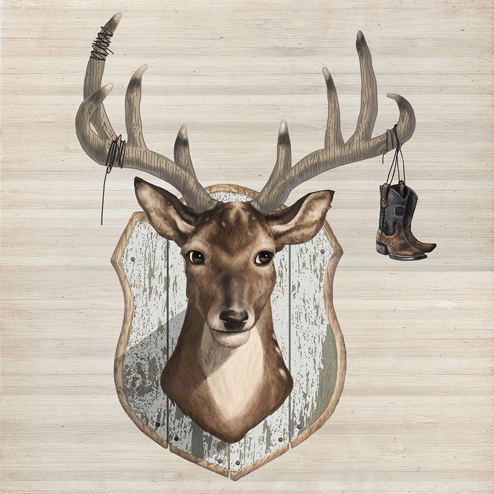 Mounted Deer art print by Lucca Sheppard for $57.95 CAD