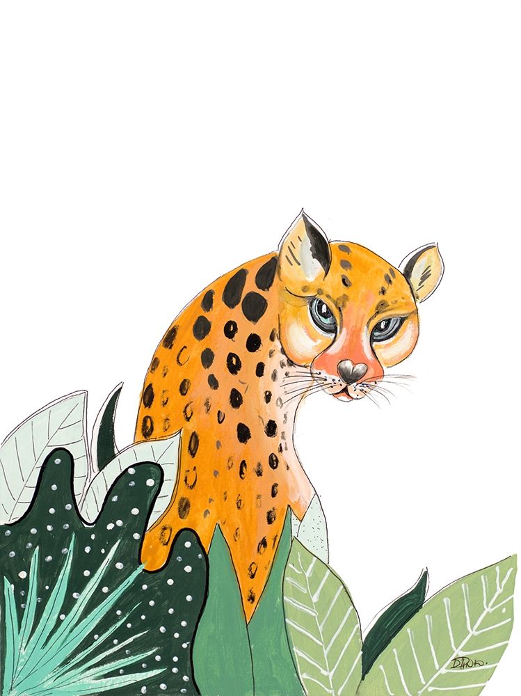 Peering Cheetah art print by Patricia Pinto for $57.95 CAD