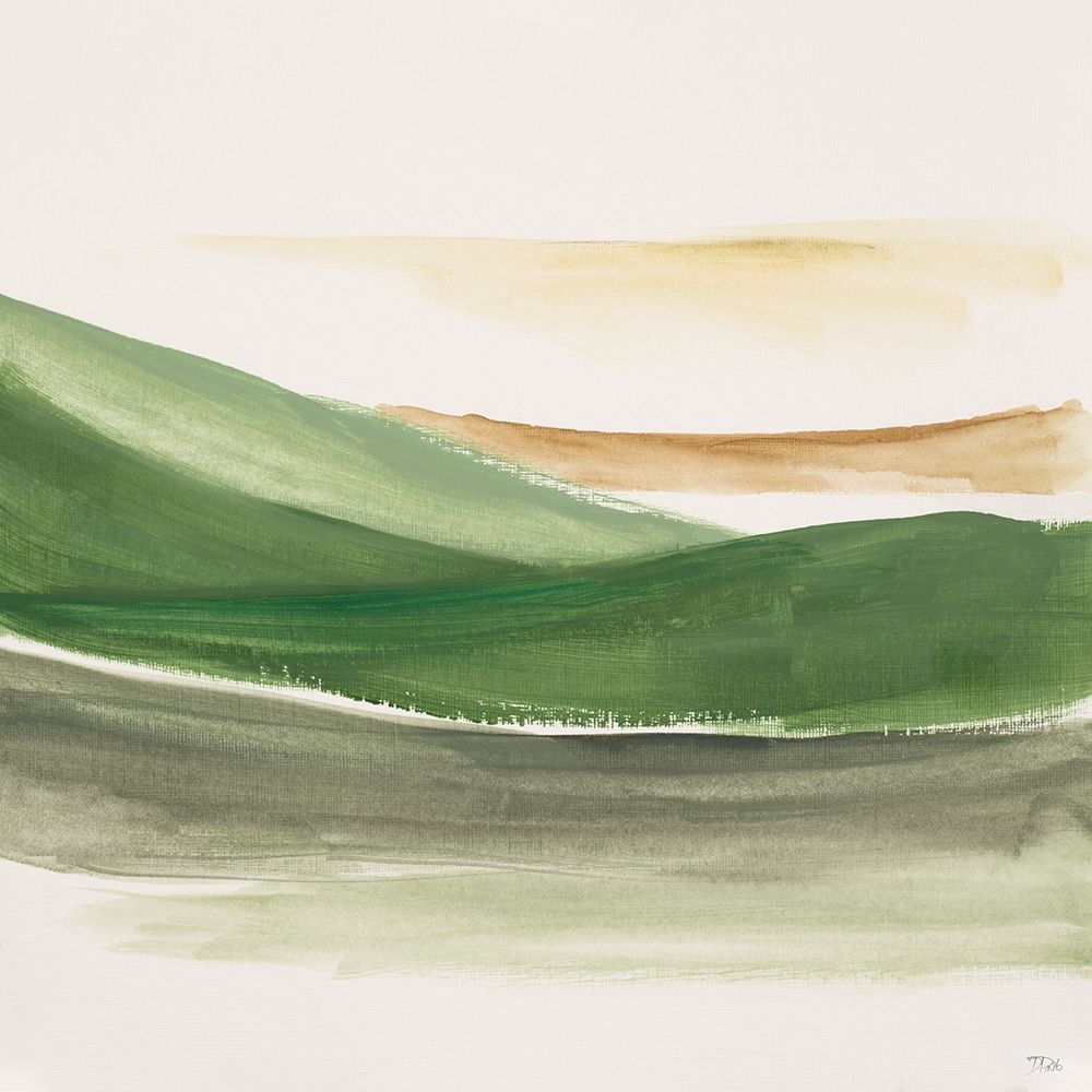 Green Abstract Landscape art print by Patricia Pinto for $57.95 CAD