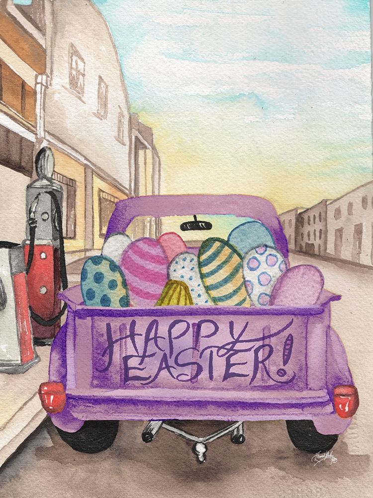 Easter Truck II art print by Elizabeth Medley for $57.95 CAD