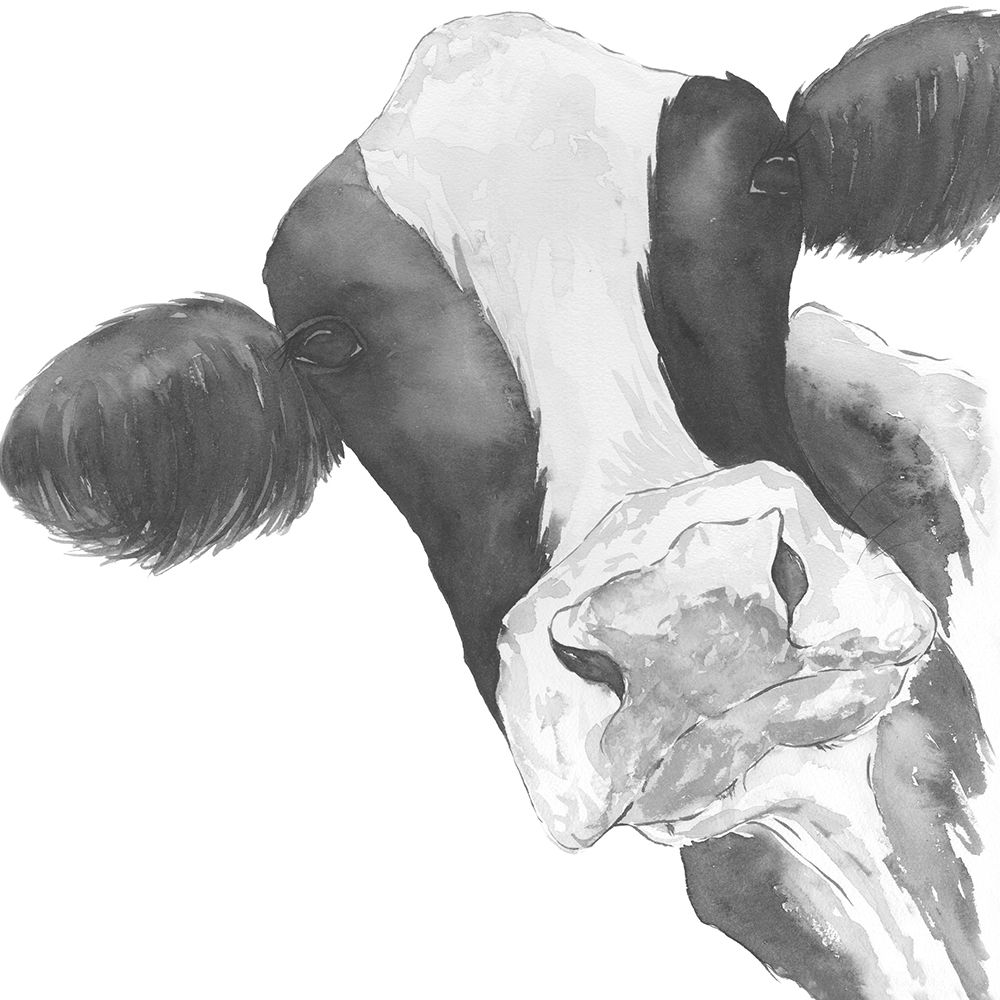 Hello Cow art print by Lucille Price for $57.95 CAD