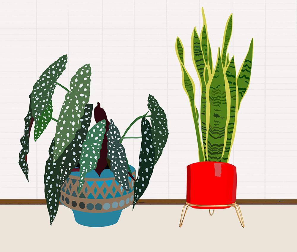 Potted Plant Friends I art print by Jen Bucheli for $57.95 CAD