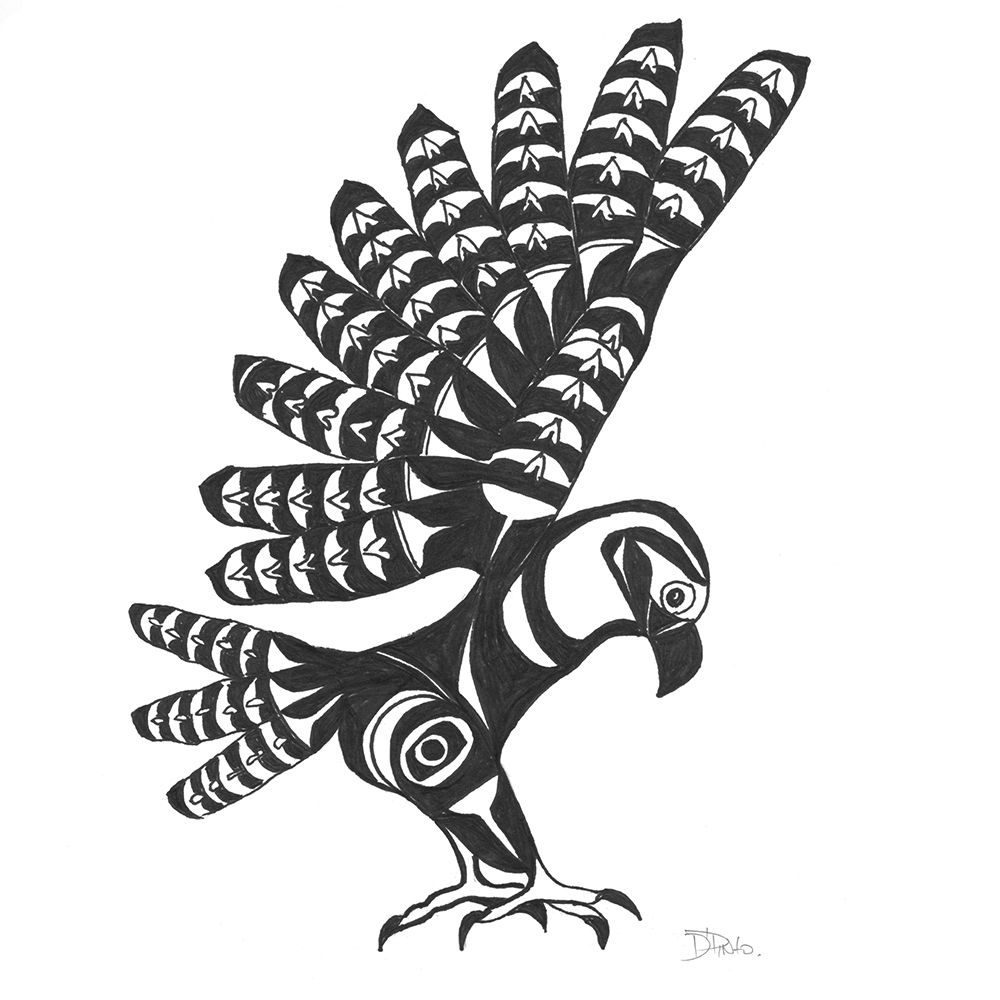 Tribal Eagle art print by Patricia Pinto for $57.95 CAD
