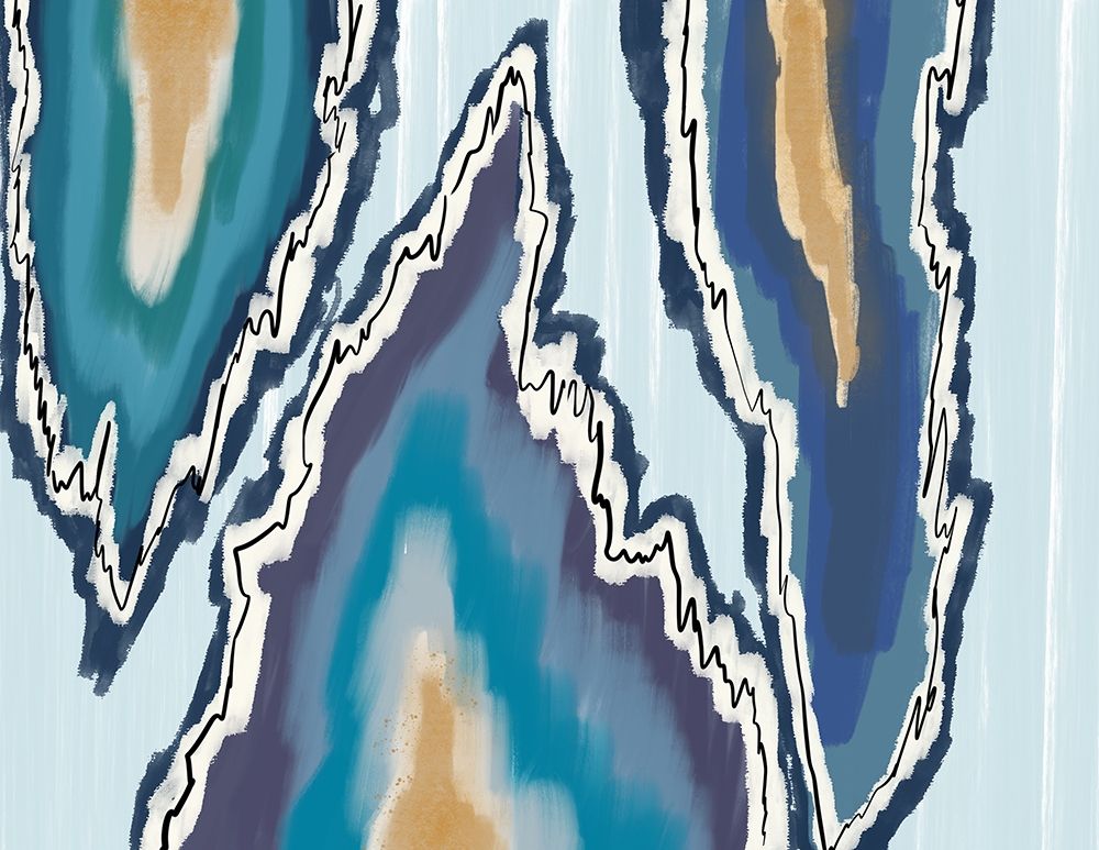 Wave Of Agates art print by Melanie Torres for $57.95 CAD