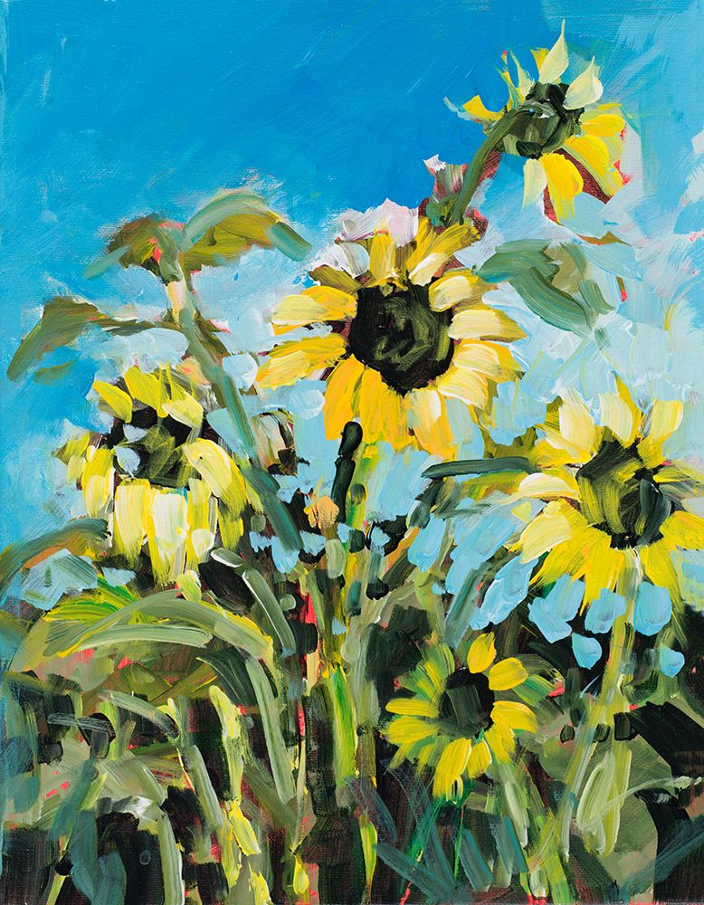 Sunflowers art print by Jane Slivka for $57.95 CAD