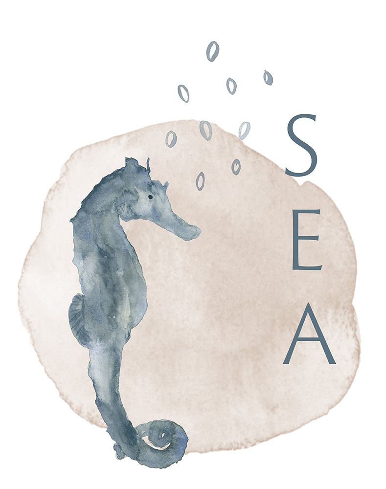 Sea Seahorse art print by Lucille Price for $57.95 CAD