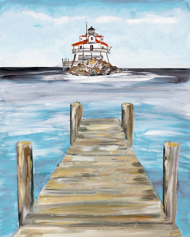 Dock View art print by Julie DeRice for $57.95 CAD