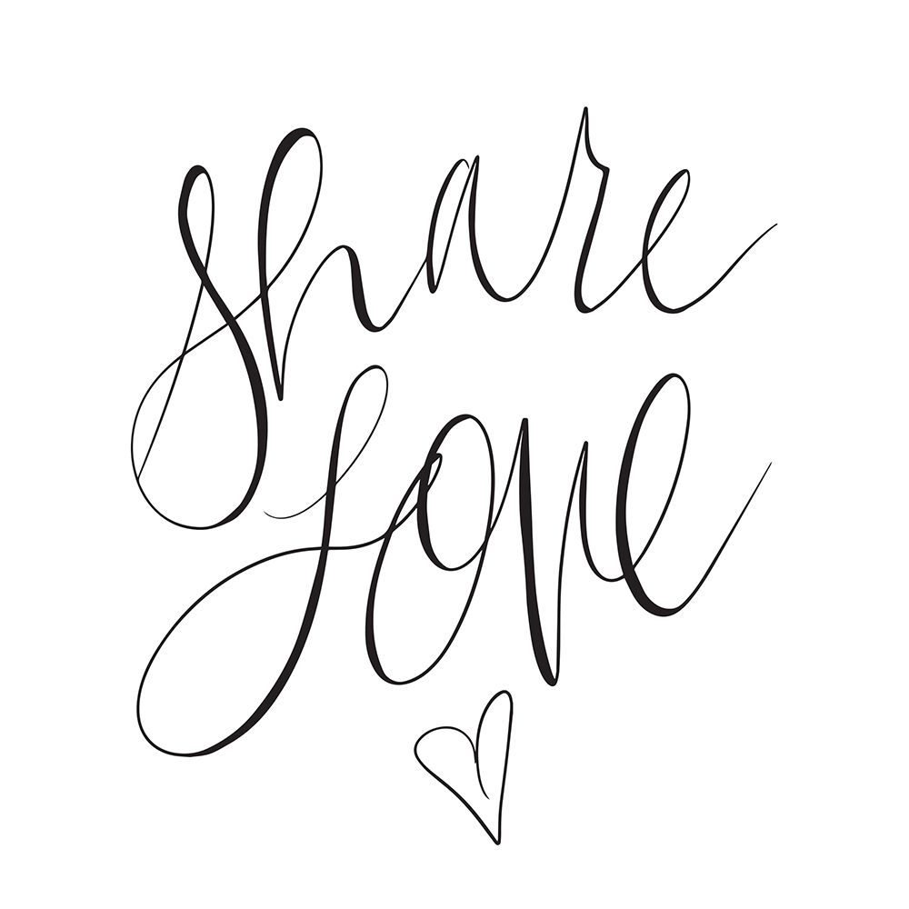 Share Love art print by SD Graphics Studio for $57.95 CAD