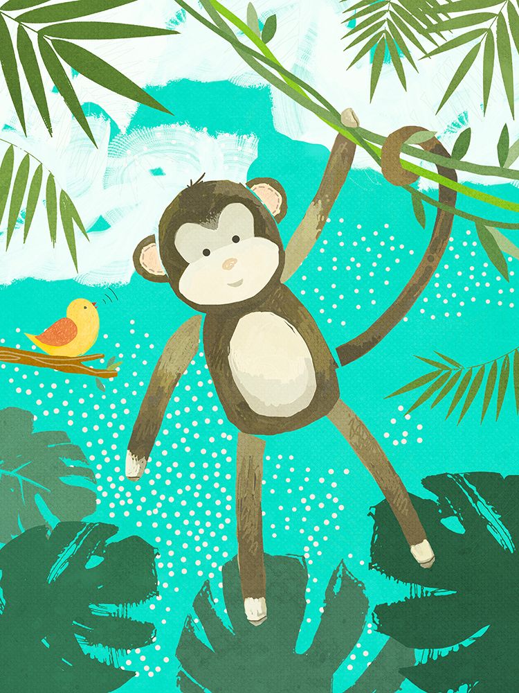 Jungle Friends II art print by Lucca Sheppard for $57.95 CAD