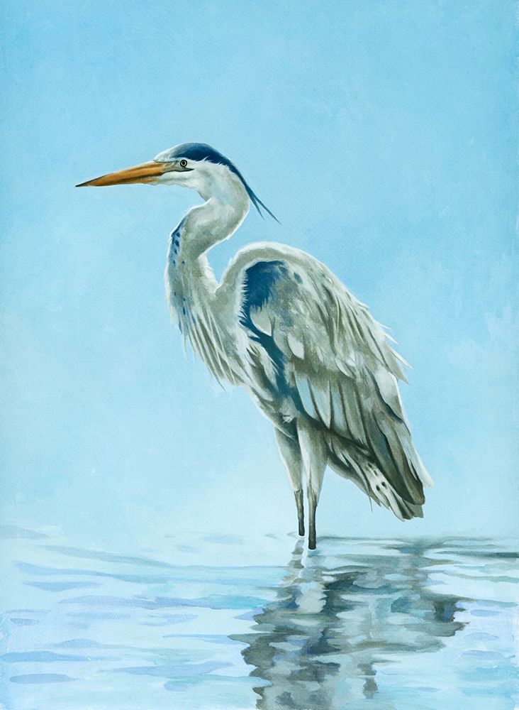 Garza Azul art print by Lucca Sheppard for $57.95 CAD