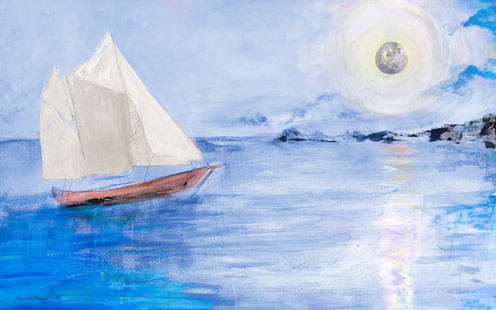 Sailing In Moonlight art print by Robin Maria for $57.95 CAD
