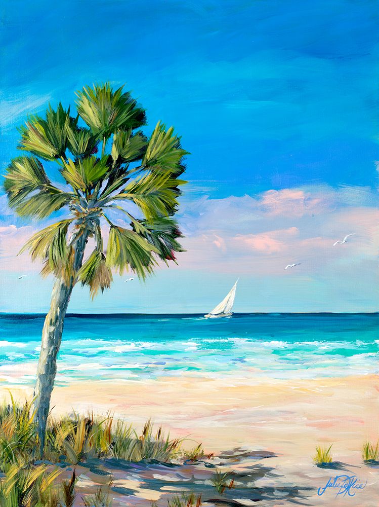 Palm Coast art print by Julie DeRice for $57.95 CAD
