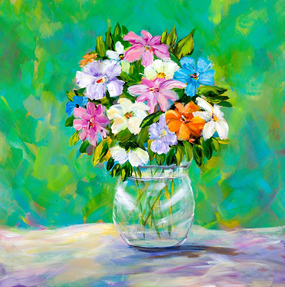 Spring Garden Bouquet art print by Julie DeRice for $57.95 CAD