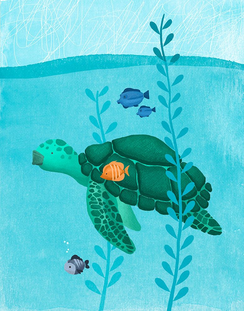 Tony The Turtle art print by Lucca Sheppard for $57.95 CAD