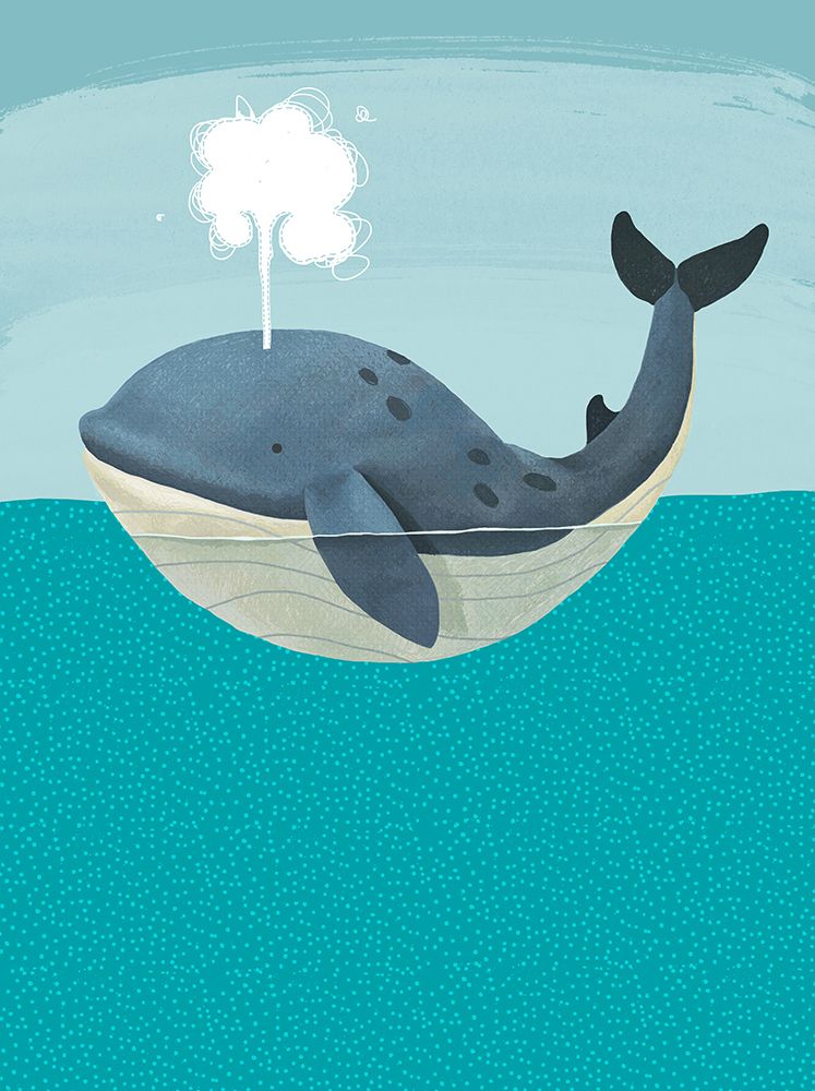 Wally The Whale art print by Lucca Sheppard for $57.95 CAD