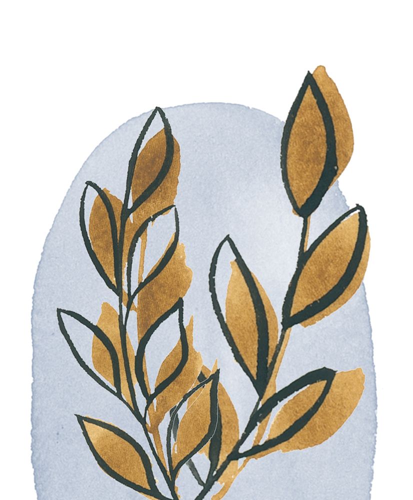 Mustard Leaves III art print by Lucille Price for $57.95 CAD