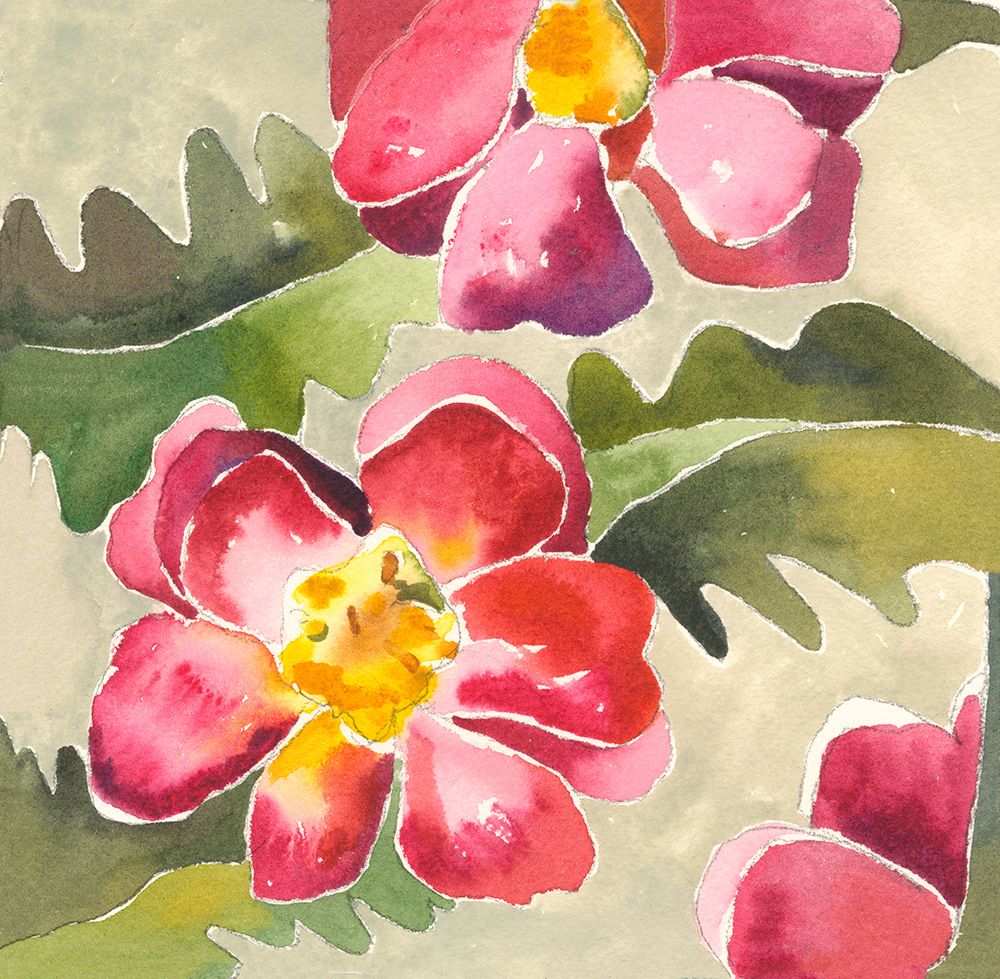 Warm Blooms art print by Vas Athas for $57.95 CAD