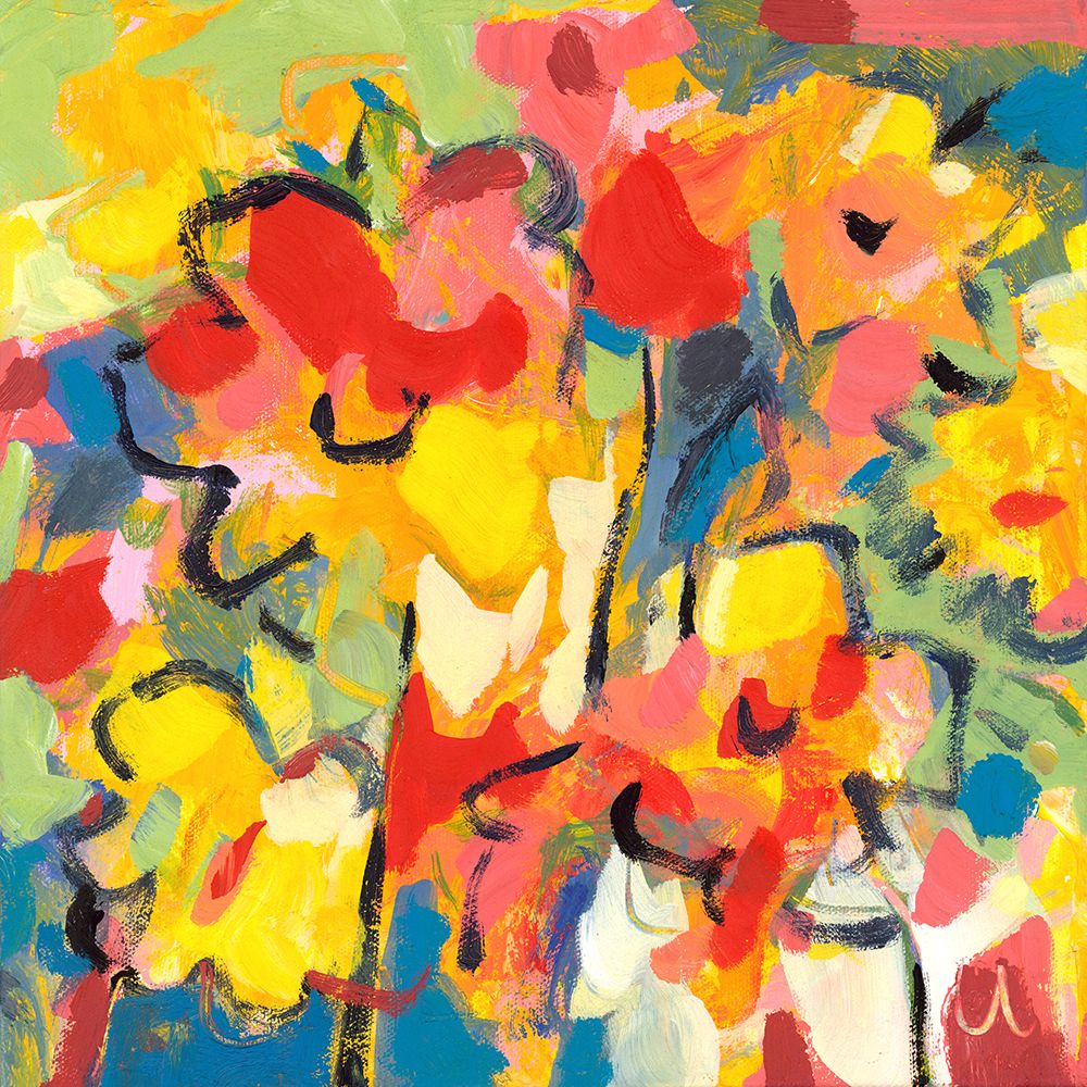 Saturated Florals art print by Vas Athas for $57.95 CAD
