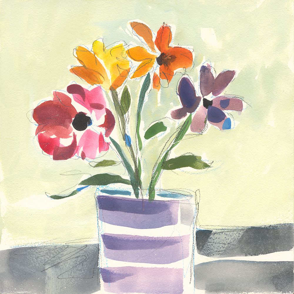 Morning Flowers art print by Vas Athas for $57.95 CAD