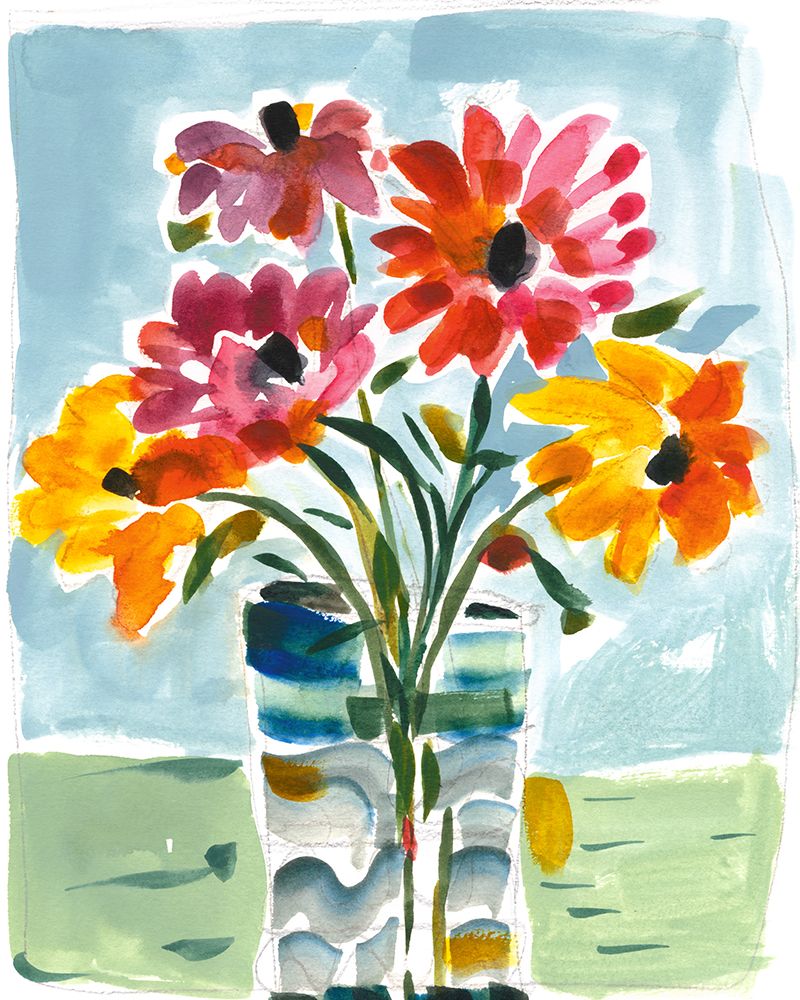 A Floral Gift art print by Vas Athas for $57.95 CAD