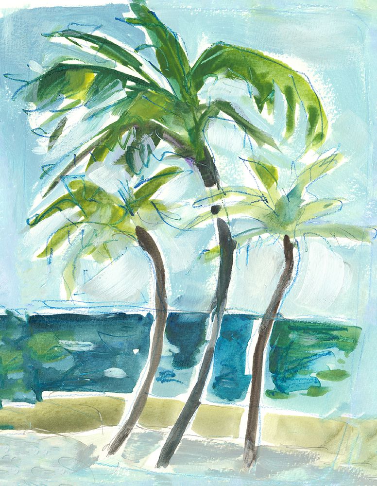Swaying Palms art print by Vas Athas for $57.95 CAD