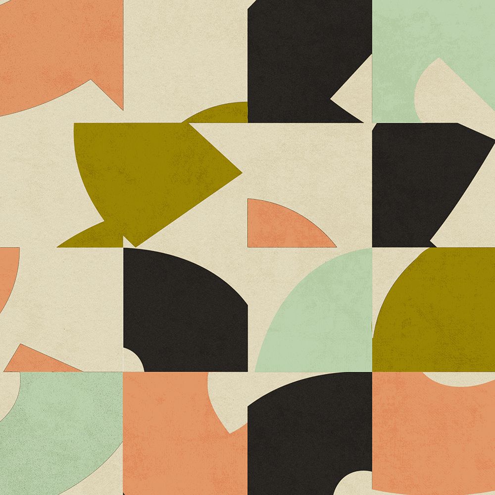 Geometric Colored Checkerboard art print by Dan Meneely for $57.95 CAD