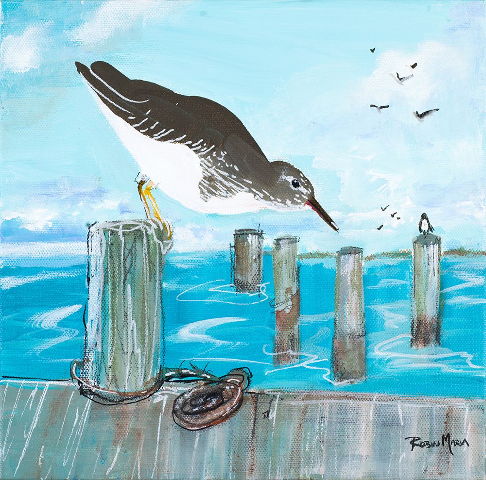 Sandpiper Pier art print by Robin Maria for $57.95 CAD