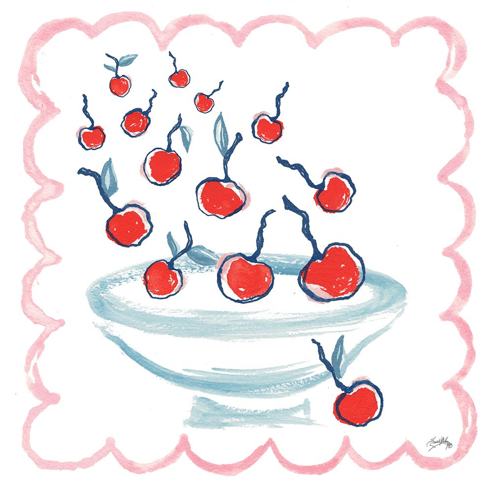 Bowl Full Of Cherries art print by Elizabeth Medley for $57.95 CAD