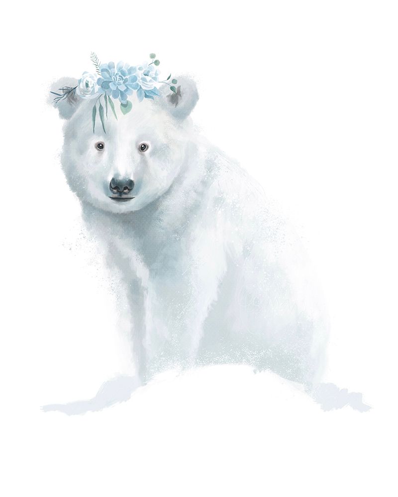 Baby Polar Bear art print by Lucca Sheppard for $57.95 CAD
