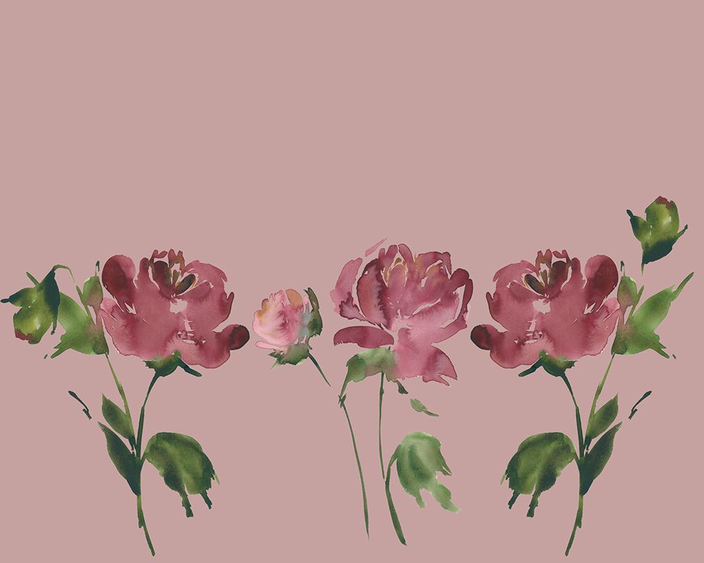 Trio Of Peonies art print by Lucille Price for $57.95 CAD