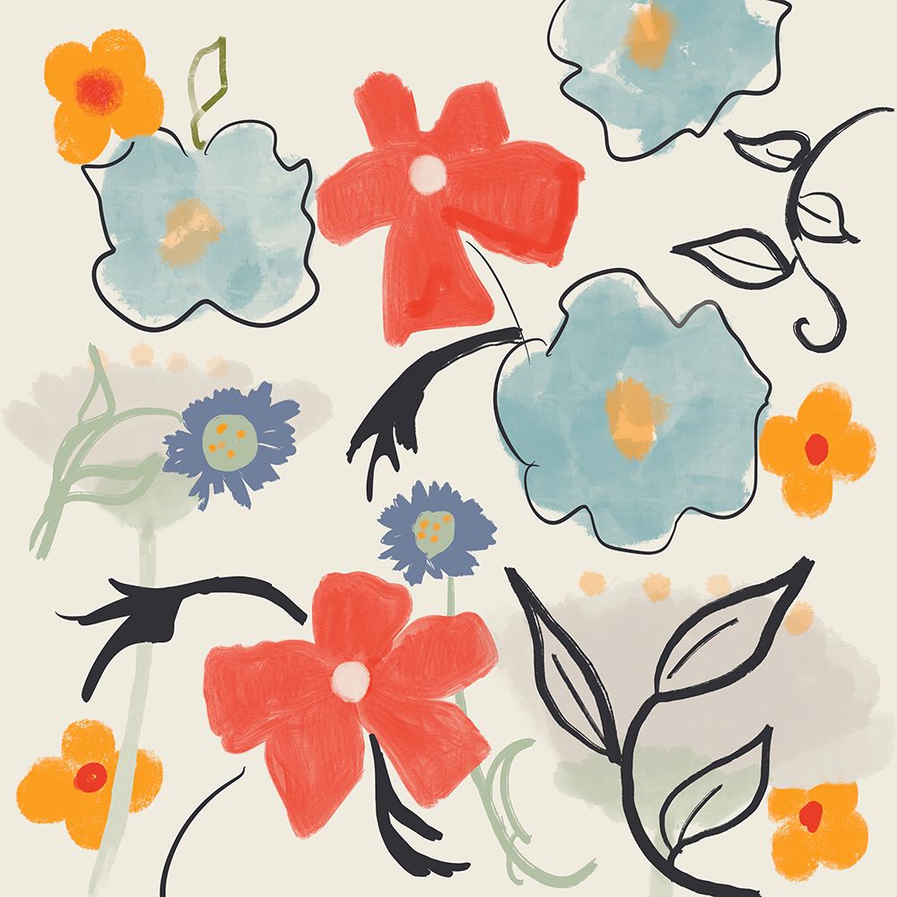 Flower Print art print by Robin Maria for $57.95 CAD