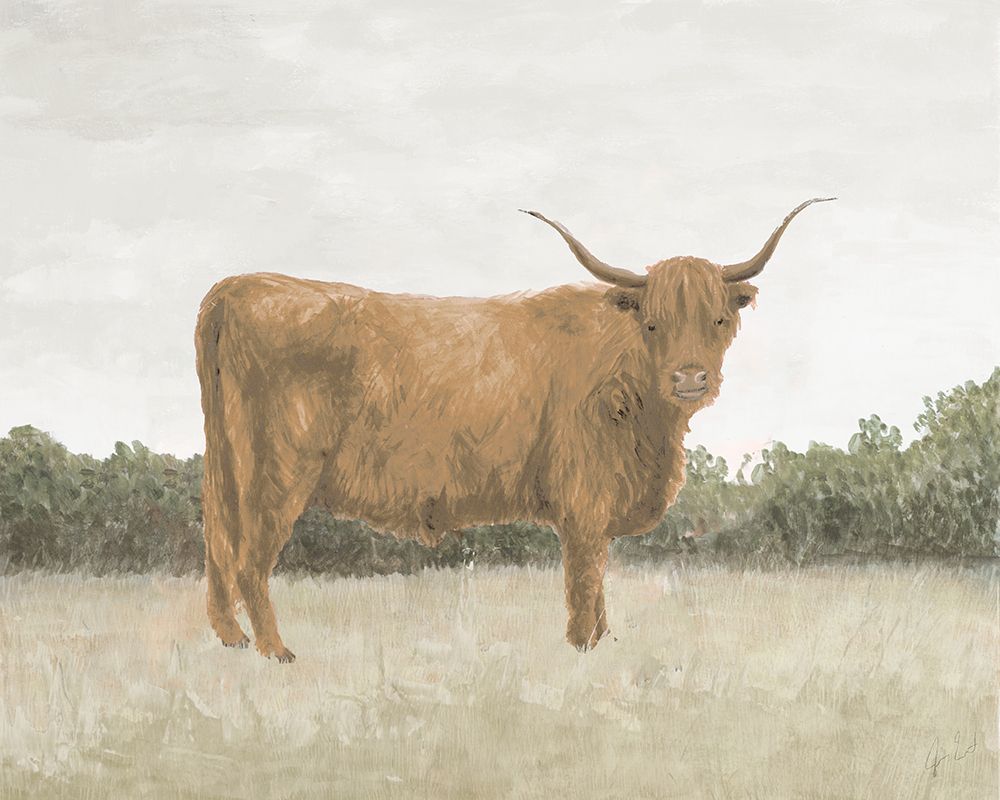 Highland Cattle art print by Jen Eitel for $57.95 CAD
