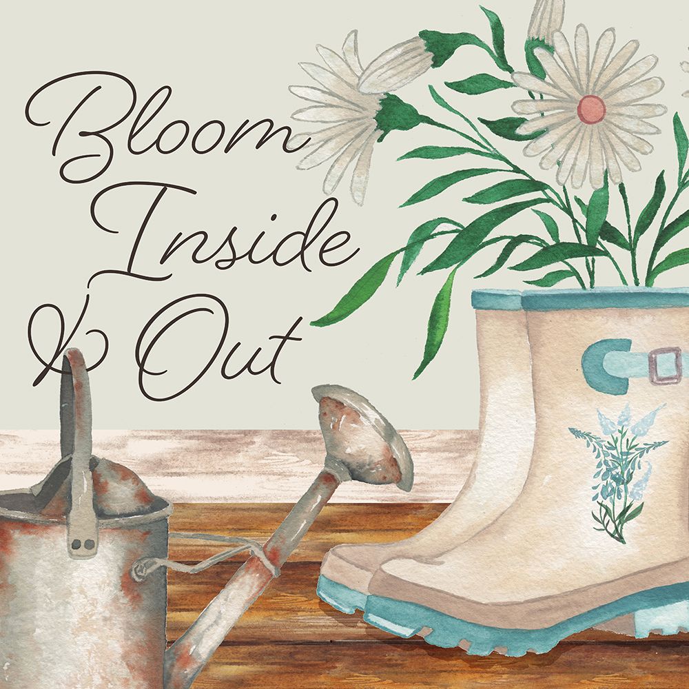 Bloom Inside And Out art print by Elizabeth Medley for $57.95 CAD
