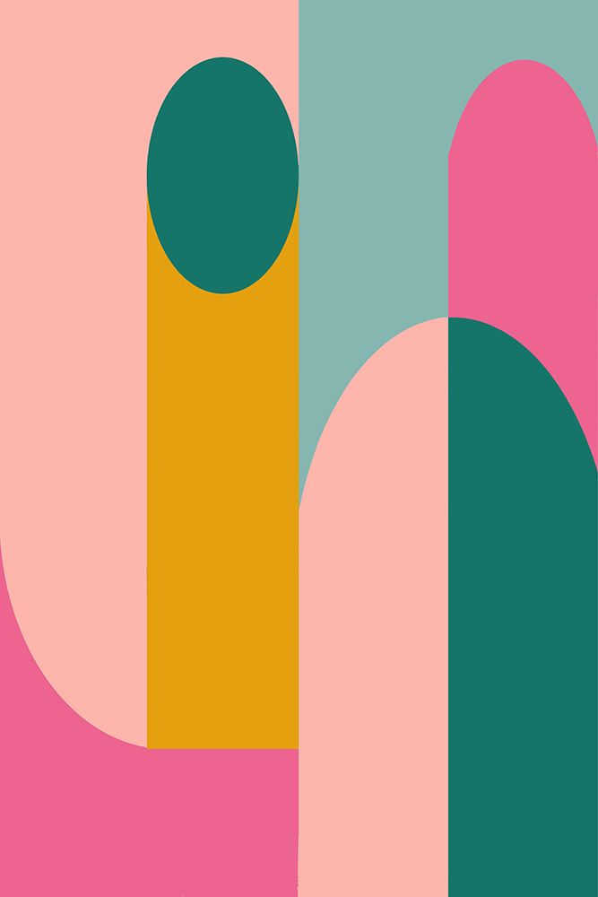 Boomerang Abstract II art print by Emily Navas for $57.95 CAD