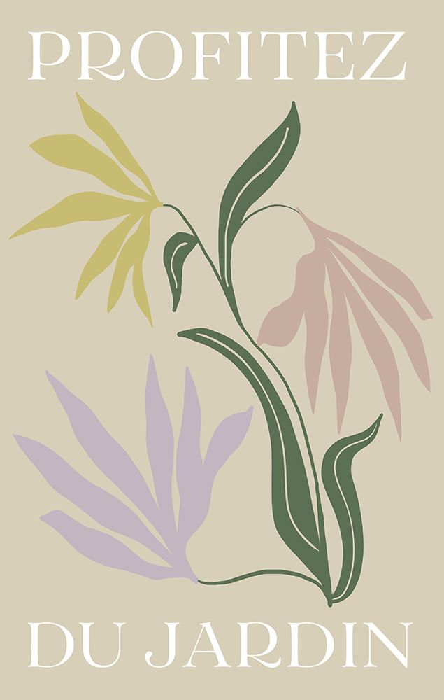 Profitez Du Jardin art print by Emily Navas for $57.95 CAD