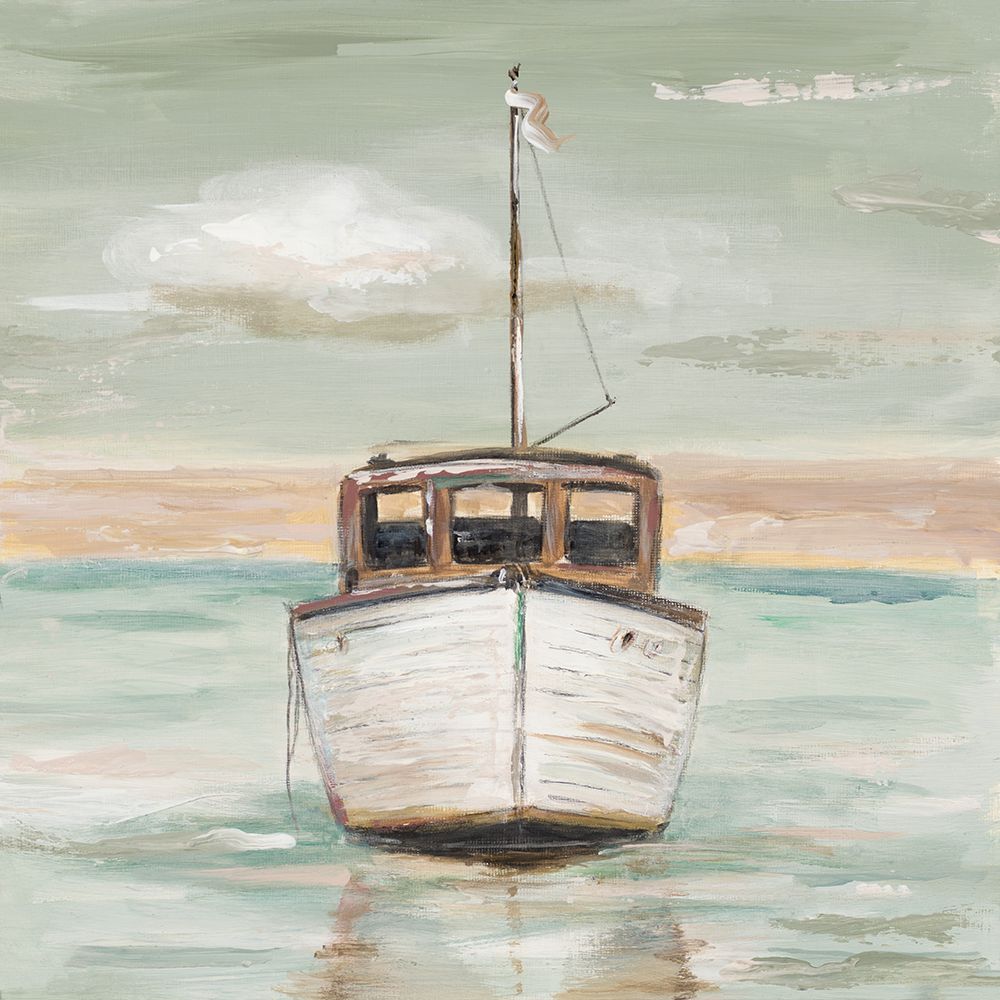 Lonely Boat art print by Patricia Pinto for $57.95 CAD