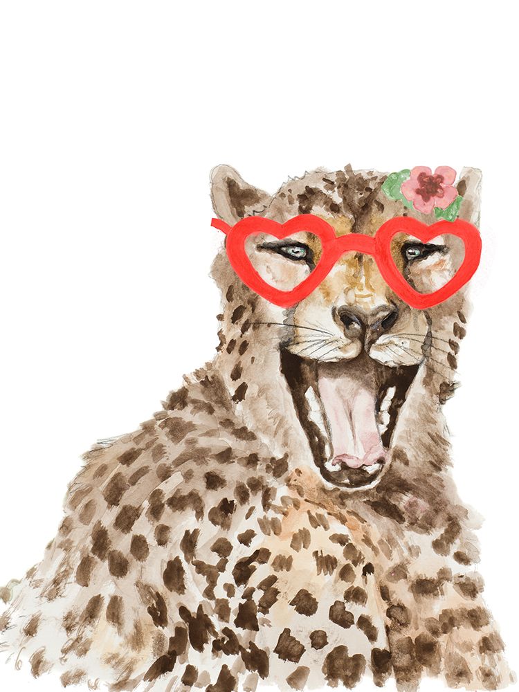 Party Cheetah art print by Patricia Pinto for $57.95 CAD