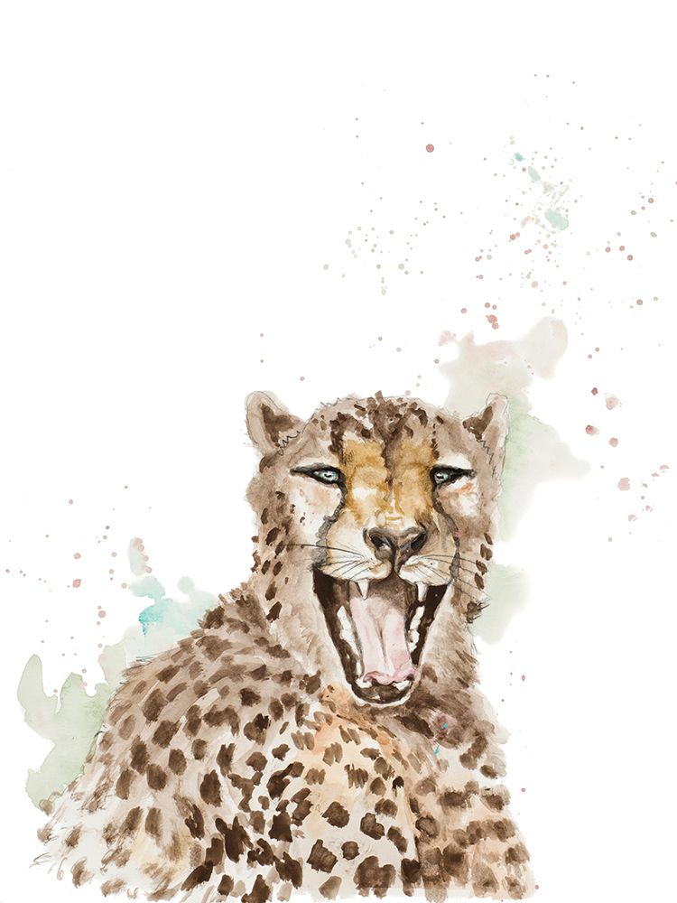Happy Cheetah art print by Patricia Pinto for $57.95 CAD