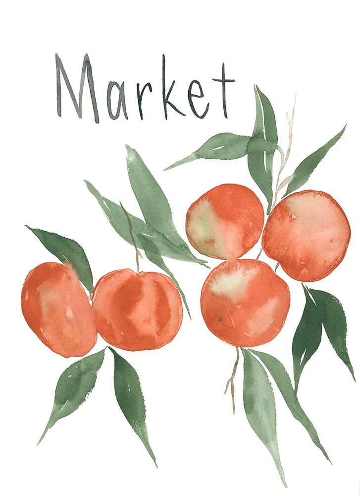 Market Oranges art print by Lucille Price for $57.95 CAD