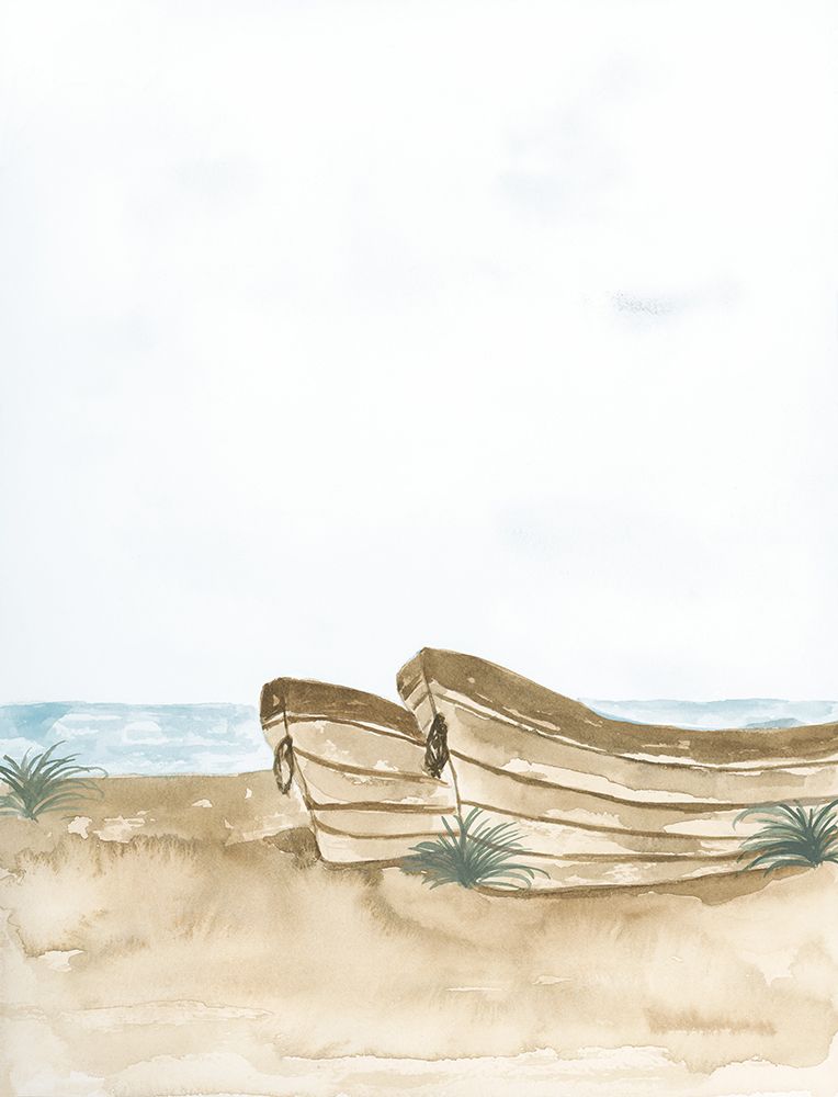 Beached Wooden Row Boat II art print by Lucille Price for $57.95 CAD