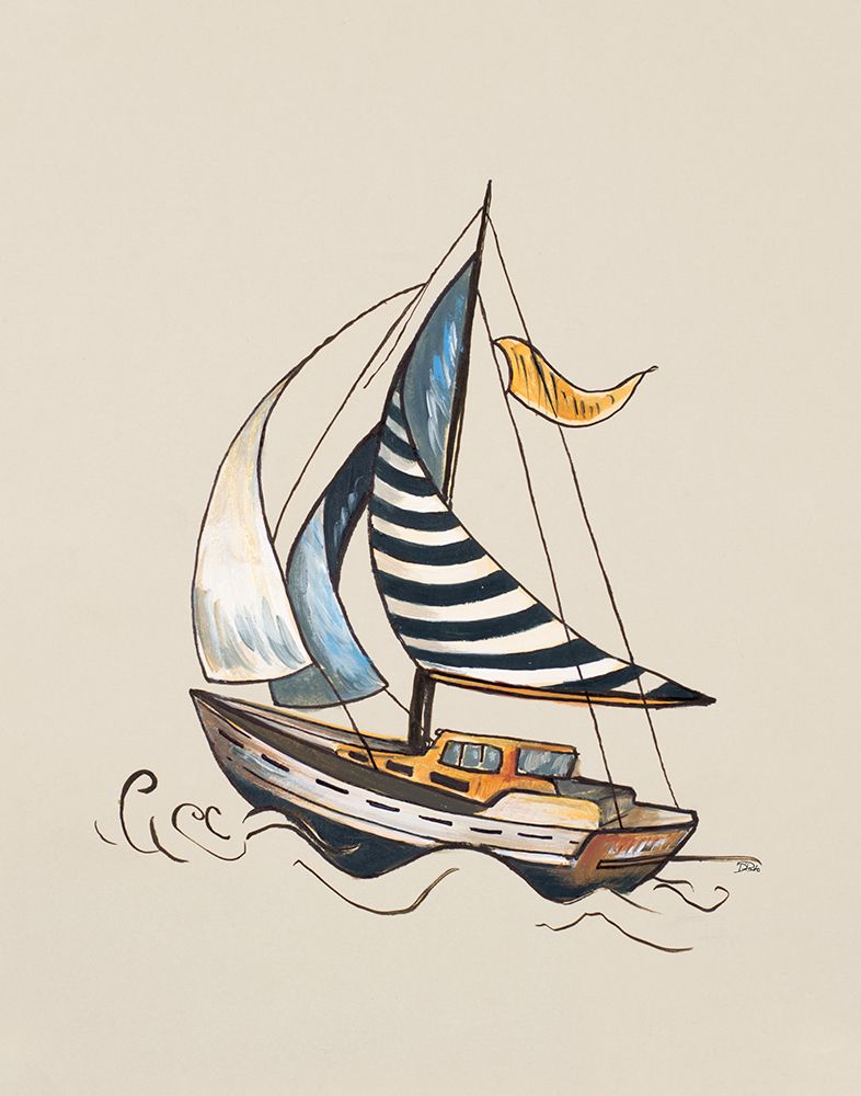 The Little Sail I art print by Patricia Pinto for $57.95 CAD