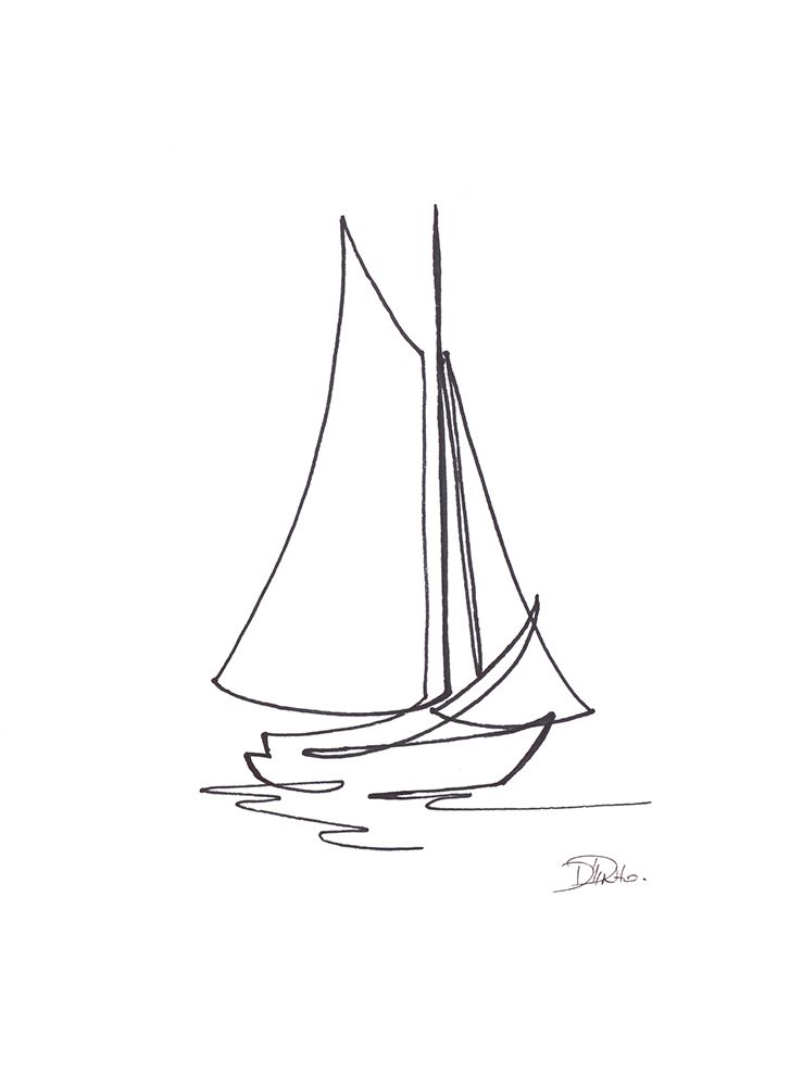 Little Sail II art print by Patricia Pinto for $57.95 CAD