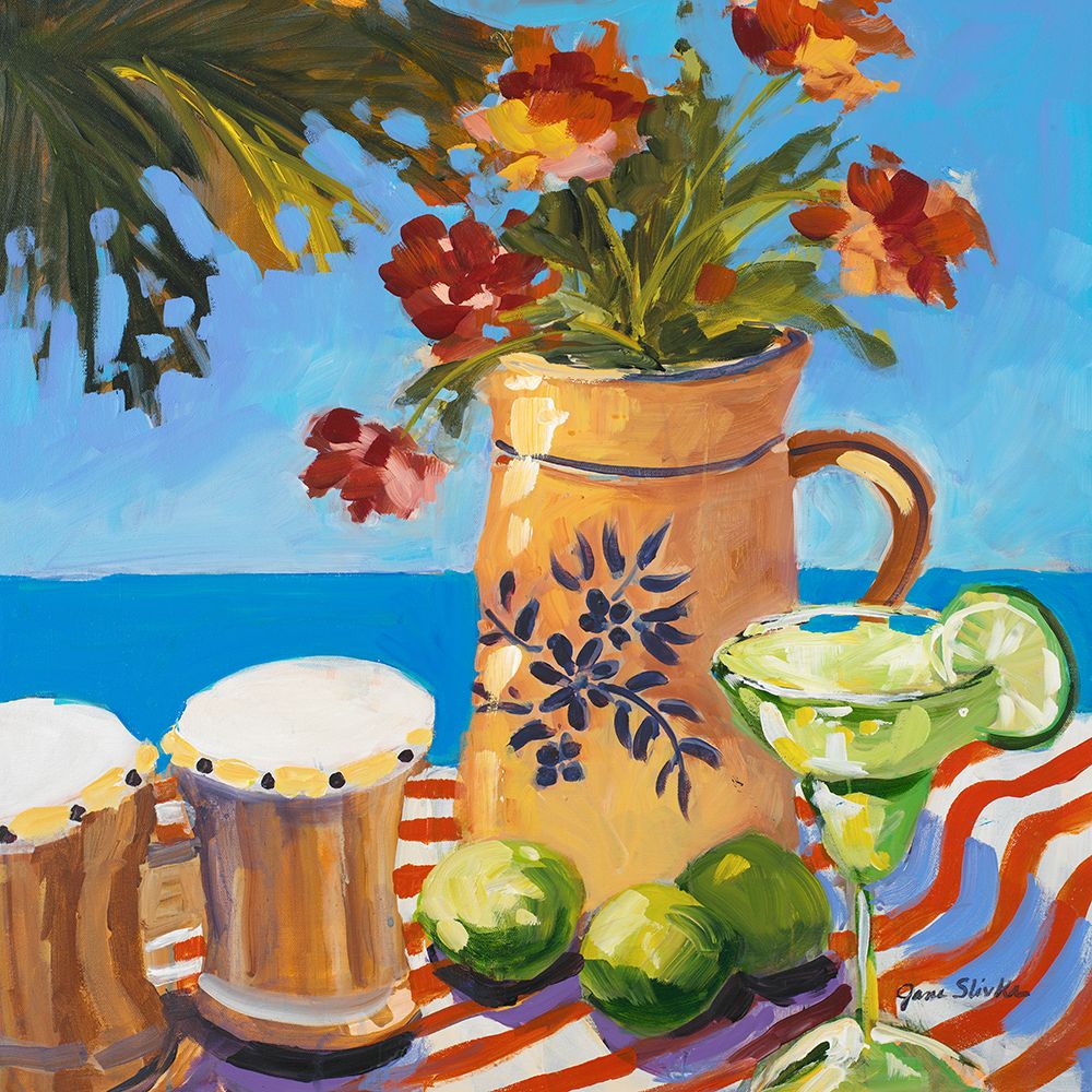 Tropical Leisure Time art print by Jane Slivka for $57.95 CAD