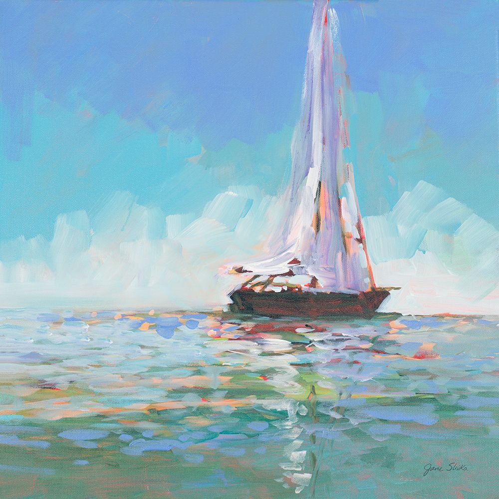 Quiet Sailing art print by Jane Slivka for $57.95 CAD