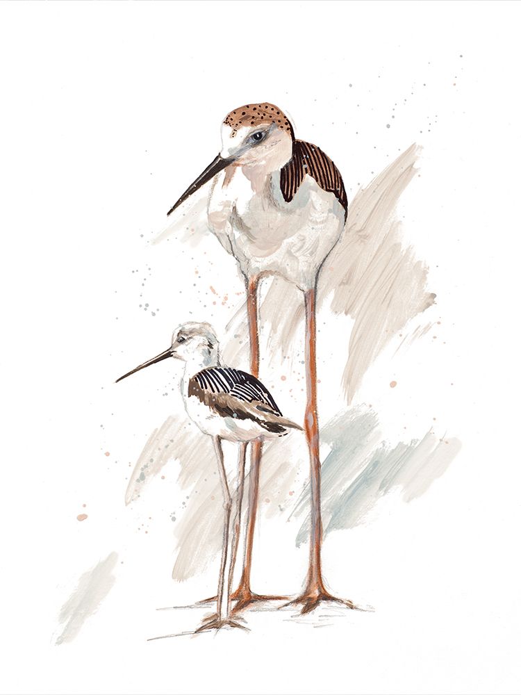 Stilt Birds I art print by Patricia Pinto for $57.95 CAD