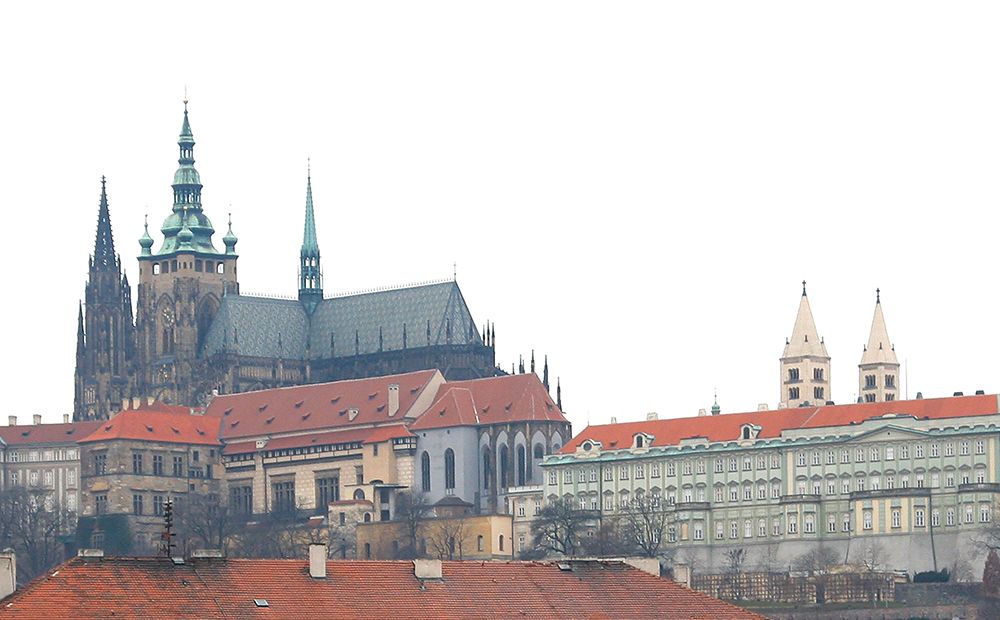 Winter In Prague art print by Kathy Mansfield for $57.95 CAD